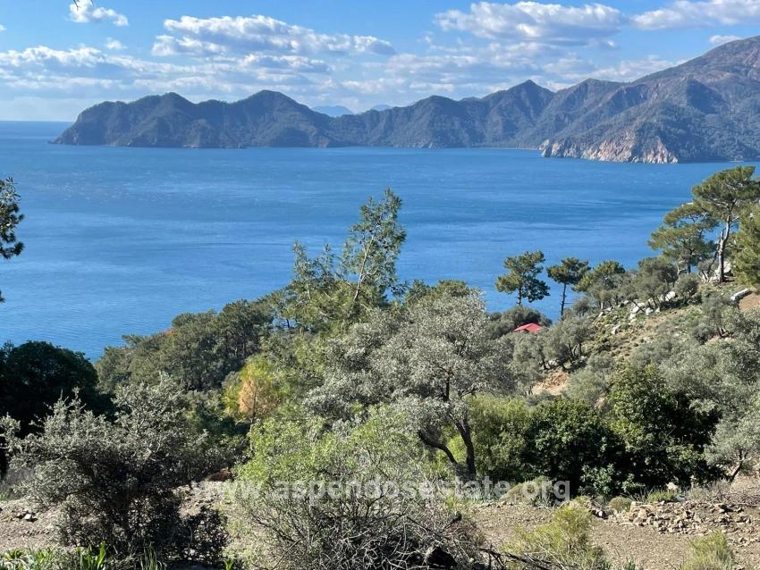 Çandır, Voller Meerblick, 20.000 M², 2 Schlafzimmer, Zu Verkaufen