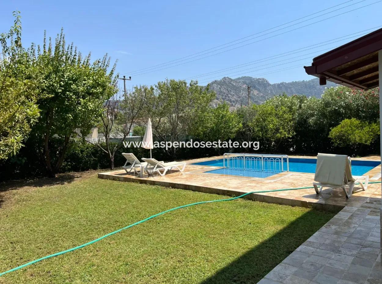 3 1 Villa Zum Verkauf Auf Einem Grundstück Von 600M2 In Dalyan