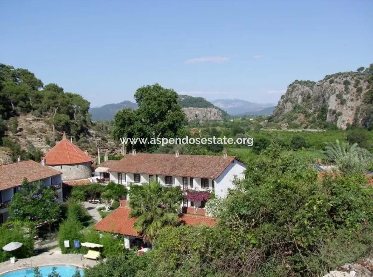5000M2 In Dalyan-Köycegiz, Dalyan, Dalyan Immobilien-Hotel Zum Verkauf Mit 30 Zimmern, Auf Einem Grundstück
