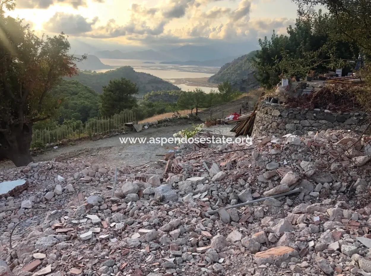 Grundstück Zu Verkaufen Mit 1000M2 Meerblick In Gokbel