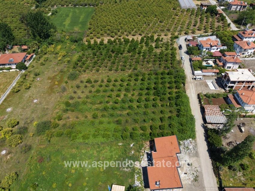 Land For Sale In Okçular, 1050m2, In The Village Residential Area.
