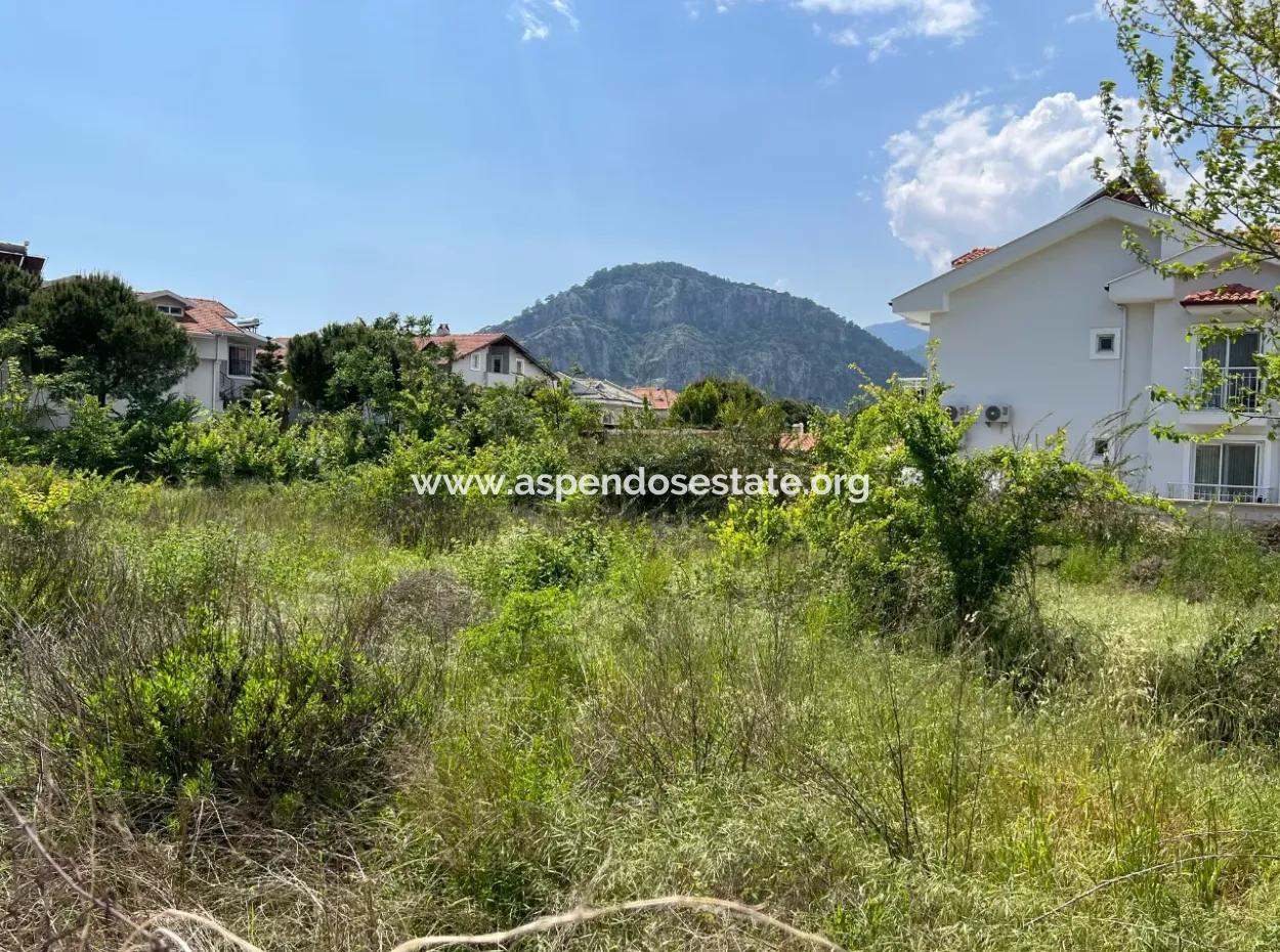 916M2 Commercial And Residential Zoned Land For Sale On The Main Road In Dalyan Gülpınar