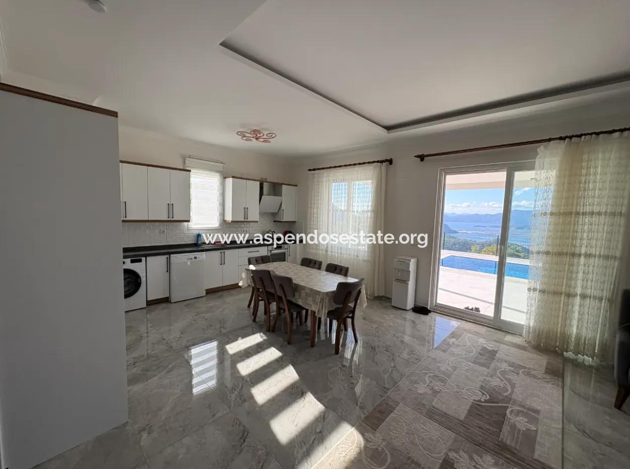 2 1 Rental Villas With Full Sea View In Gökbelde