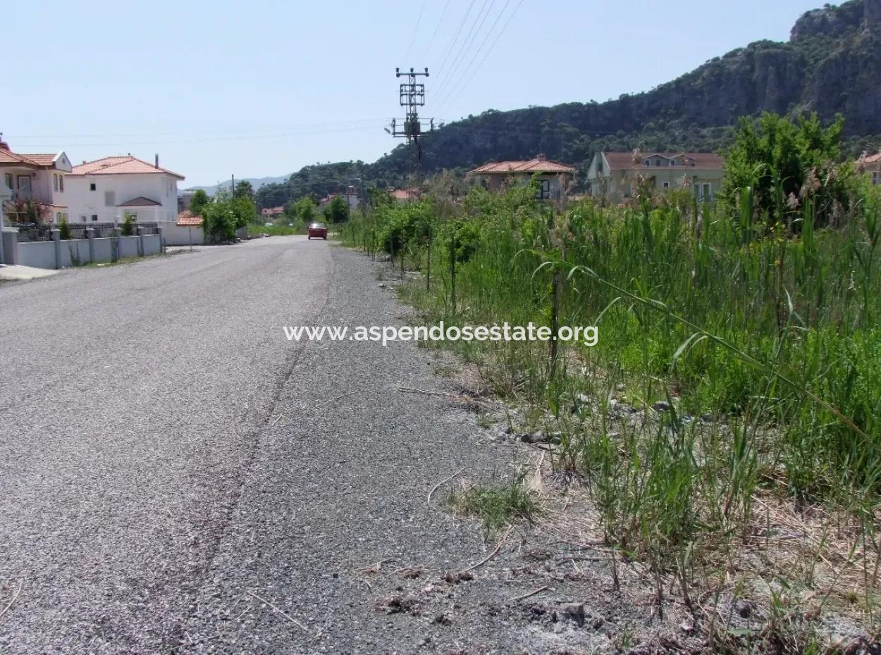 Land For Sale In Dalyan 840M2 30 Zoning Land For Sale In Dalyan Gülpınar