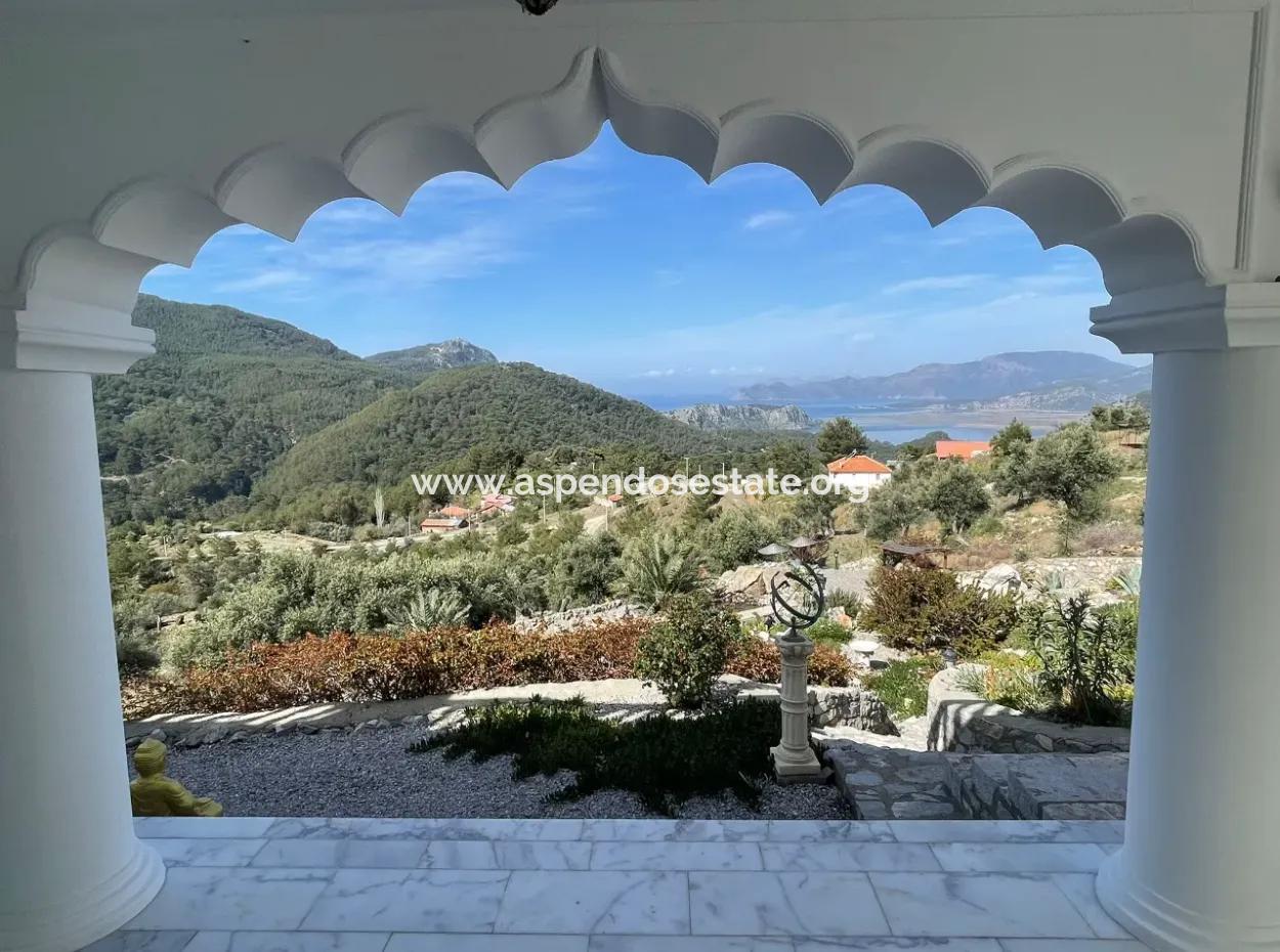 Vip Villa For Sale In 5000M2 Land With Full Sea View In Gökbel