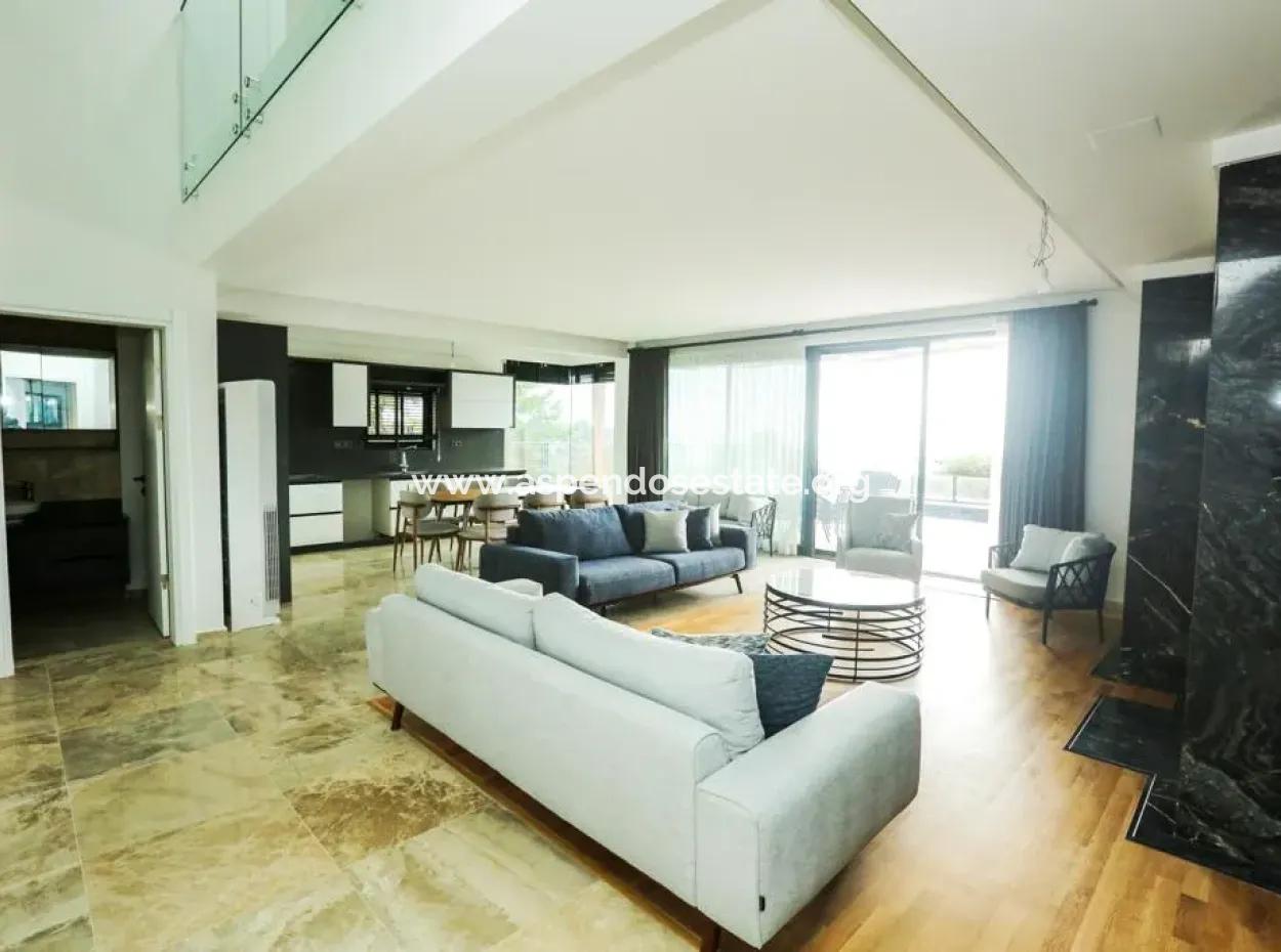 Stone Villa For Sale With Sea View In Sarigerme