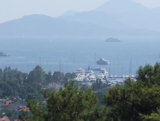 Land For Sale In Gocek Fethiye Göcekde 2017M2 Land For Sale With Full Sea View